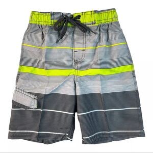 NEW Kanu Surf Boys Quick Dry UPF 50+ Beach Swim Trunk Specter‎ Charcoal Gray 4